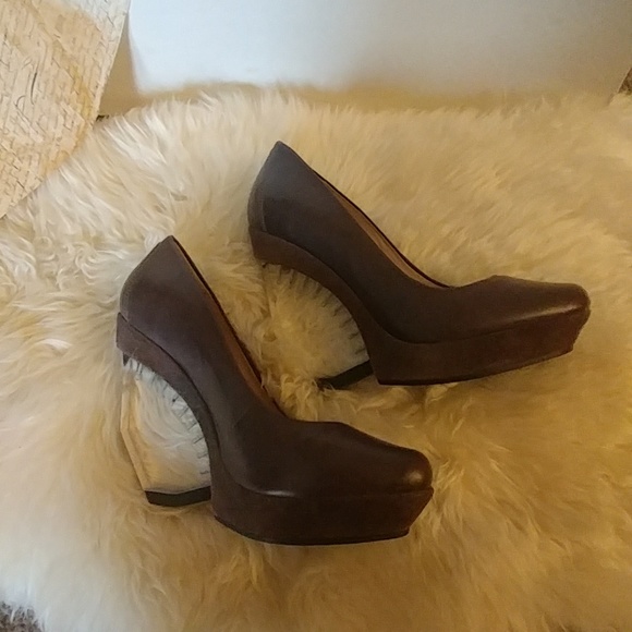 All Saints Ovid Heels size 37 in Mocha - Picture 6 of 8